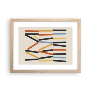 Affisch i ram av ljusek - Horisontell komposition - 40x30 cm