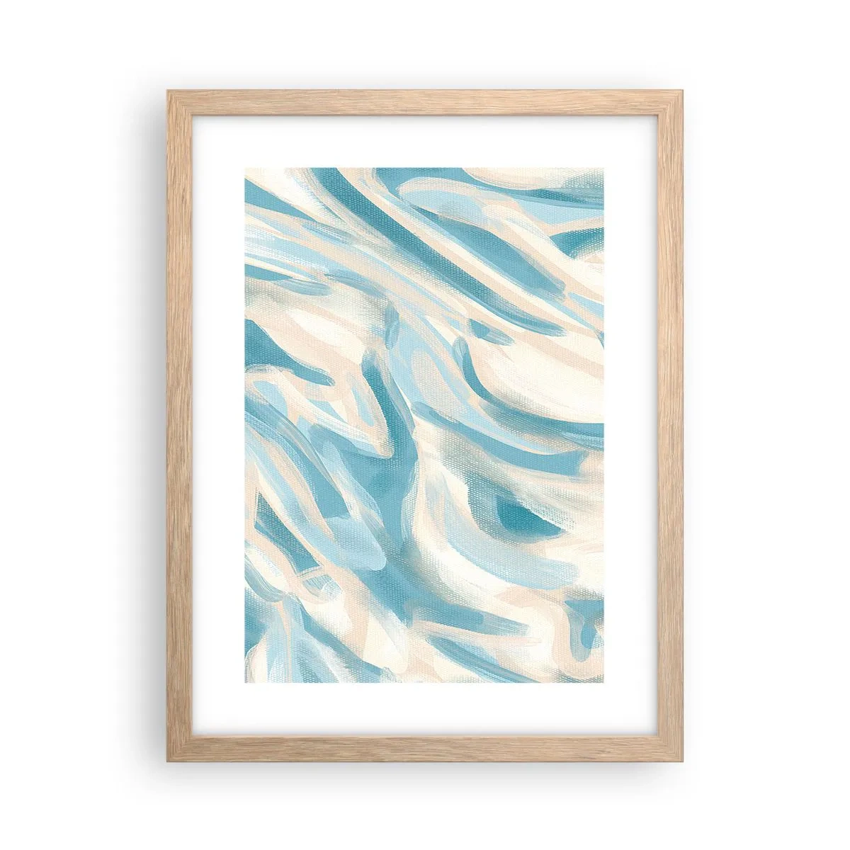 Affisch i ram av ljusek - Vårvindar - 30x40 cm