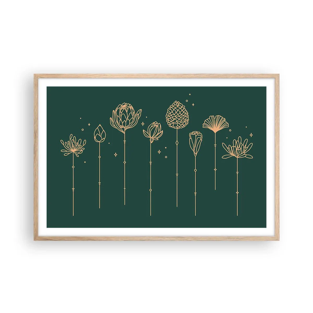 Affisch i ram av ljusek - Familjen ÖRTsson - 91x61 cm