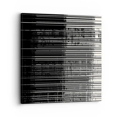 Canvastavla - Bild på duk - Vågor och vibrationer - 30x30 cm