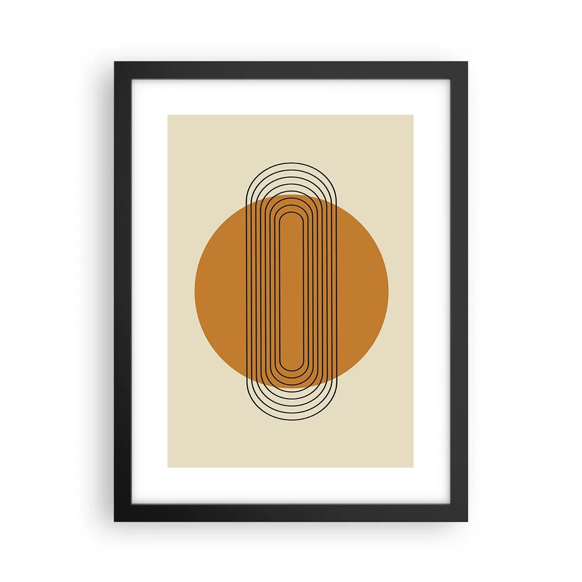 Affisch i svart ram - Perfekt plan - 30x40 cm
