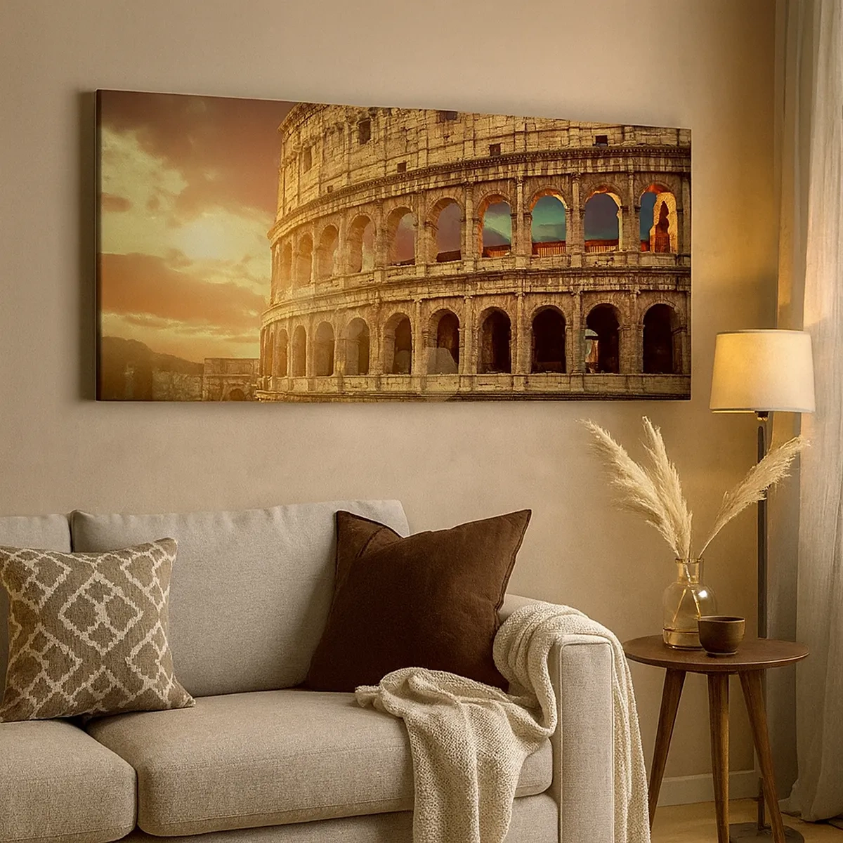 Canvastavla - Bild på duk - Kolossalt intryck - 30x30 cm