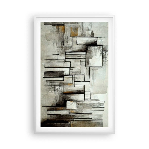 Affisch i vit ram - Kraften i enkelhet - 61x91 cm