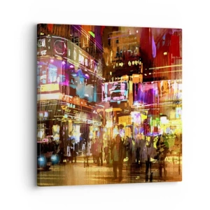 Canvastavla - Bild på duk - I ljushavet - 30x30 cm