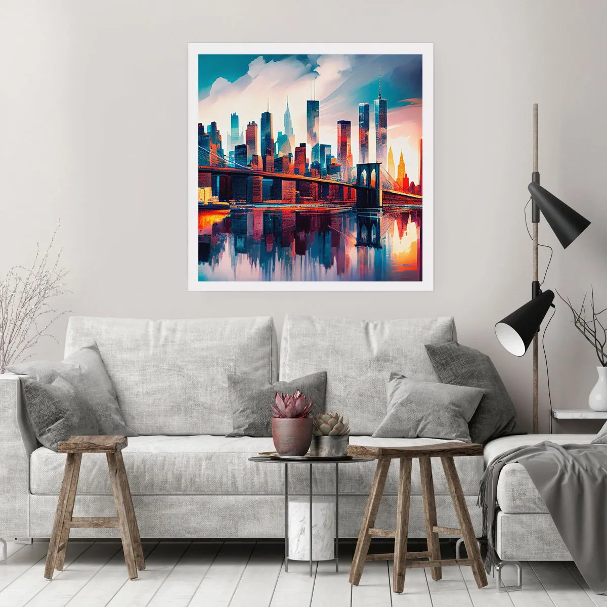 Affisch - Fenomenala New York - 60x60 cm