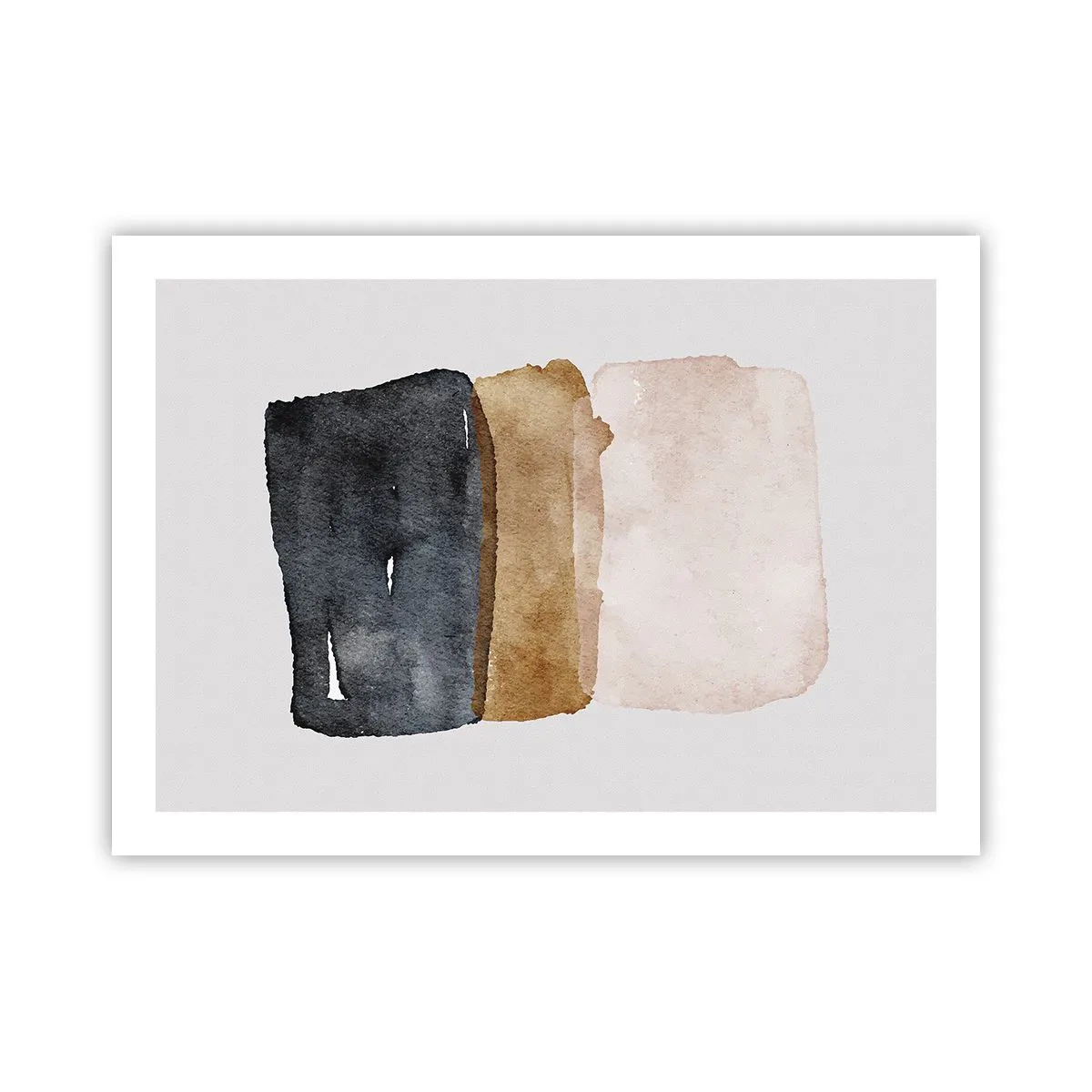 Affisch - Komposition av jordens färger - 70x50 cm