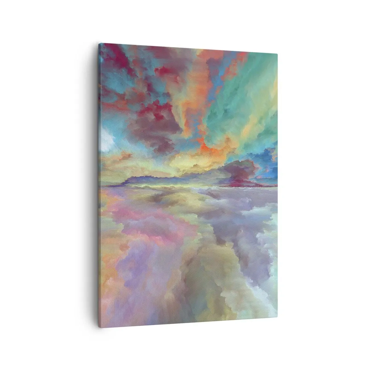 Canvastavla - Bild på duk - Två himlar - 50x70 cm