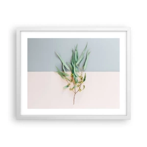 Affisch i vit ram - Pastellens subtilitet - 50x40 cm
