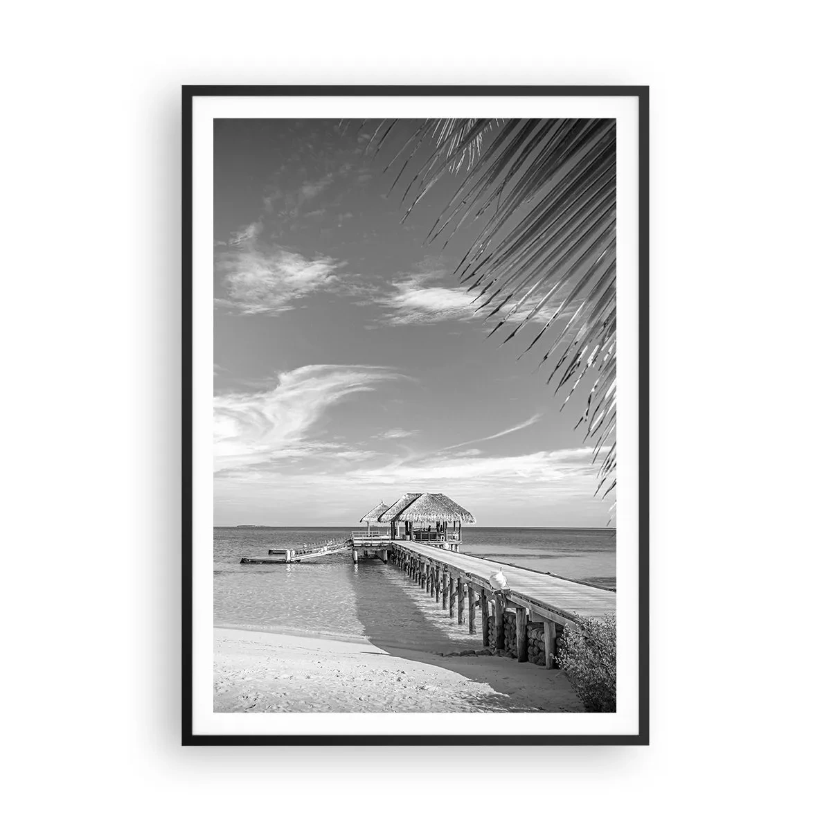 Affisch i svart ram - Minne eller dröm? - 70x100 cm