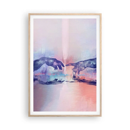 Affisch i ram av ljusek - Den gudomliga gnistan av liv - 70x100 cm