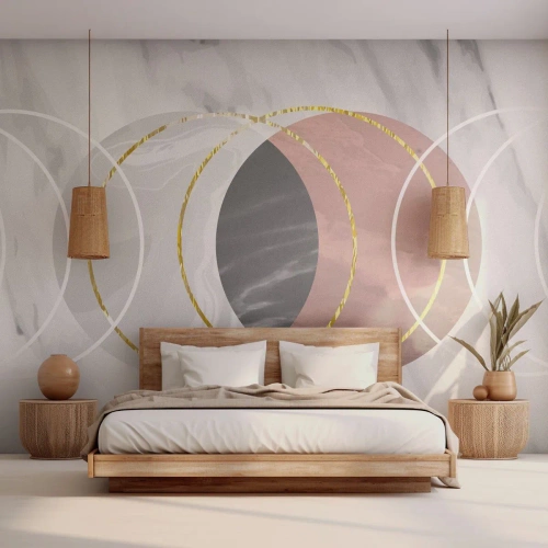 Fototapet Standard Eco - Sfärernas musik - Abstraktion, Bit, distrikt - 300x210 cm