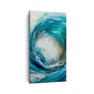 Canvastavla - Bild på duk - Havsportal - 45x80 cm