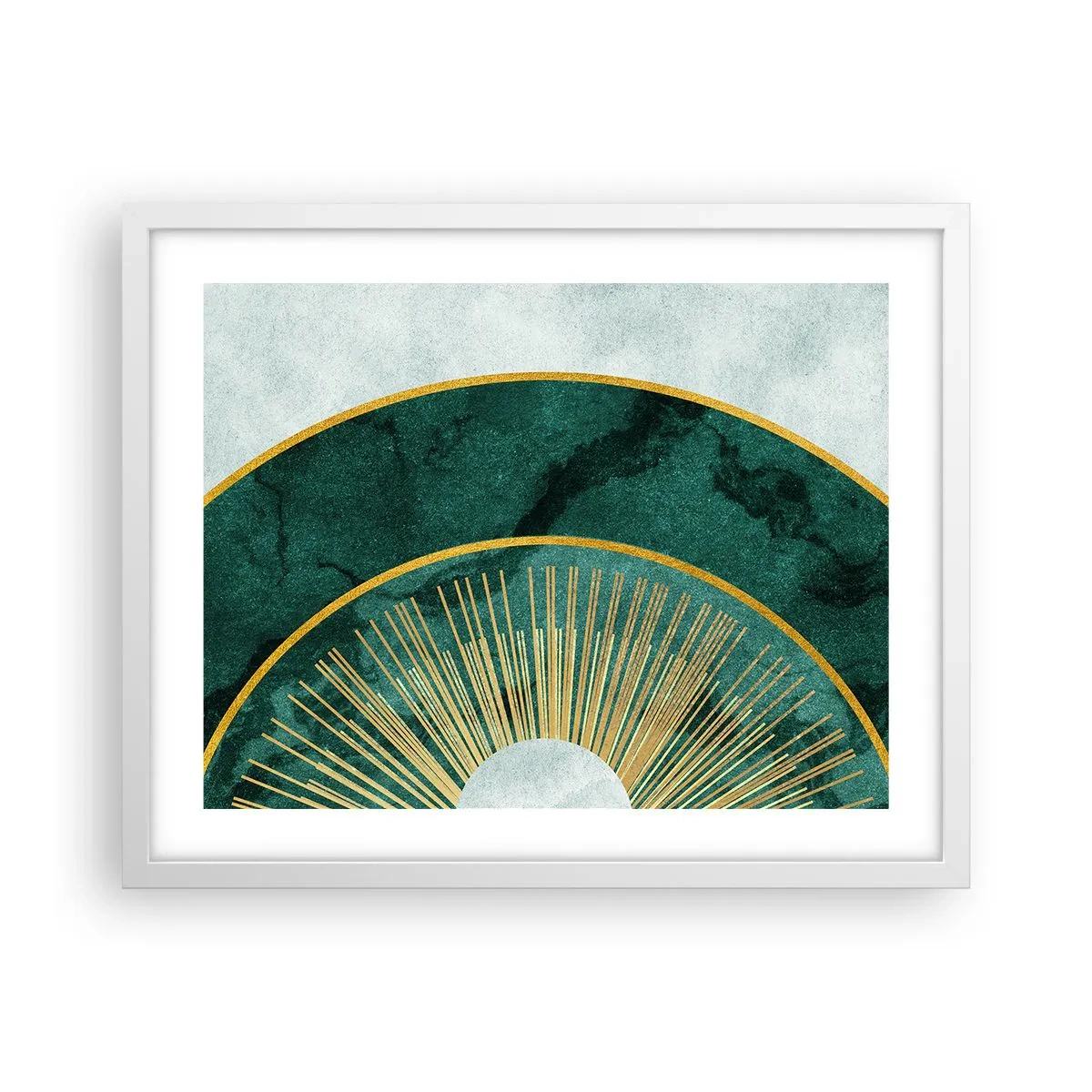 Affisch i vit ram - Ett annorlunda solsystem - 50x40 cm