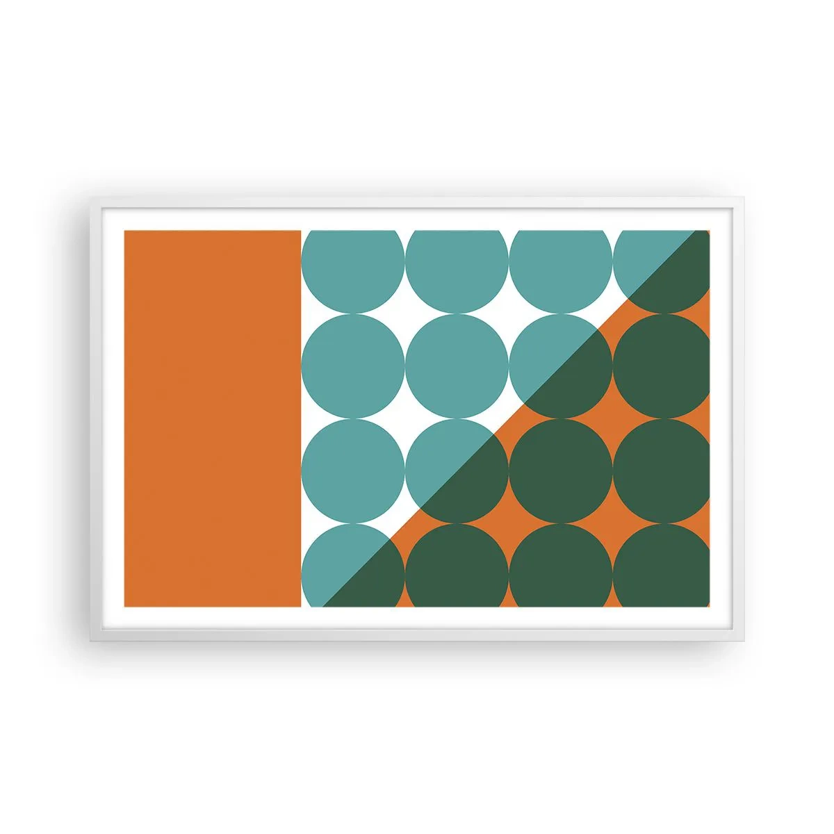 Affisch i vit ram - Uppåt och på diagonalen - 91x61 cm