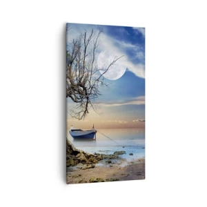 Canvastavla - Bild på duk - Är det slut eller början? - 55x100 cm