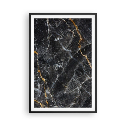 Affisch i svart ram - Stenens interna liv - 61x91 cm