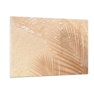 Glastavla - Bild på glas - Heta sommarens skugga - 120x80 cm