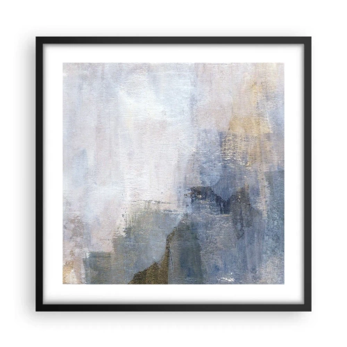 Affisch i svart ram - Färgernas toner och ackord - 50x50 cm