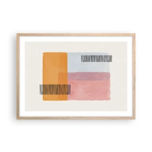 Affisch i ram av ljusek - Från hörna till hörna - 70x50 cm