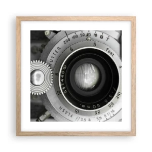 Affisch i ram av ljusek - En berättelse om Hollywood - 40x40 cm