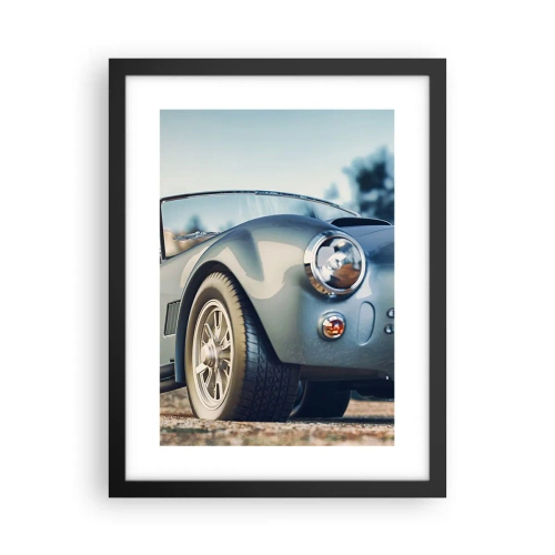 Affisch i svart ram - Det är stilen som räknas - 30x40 cm