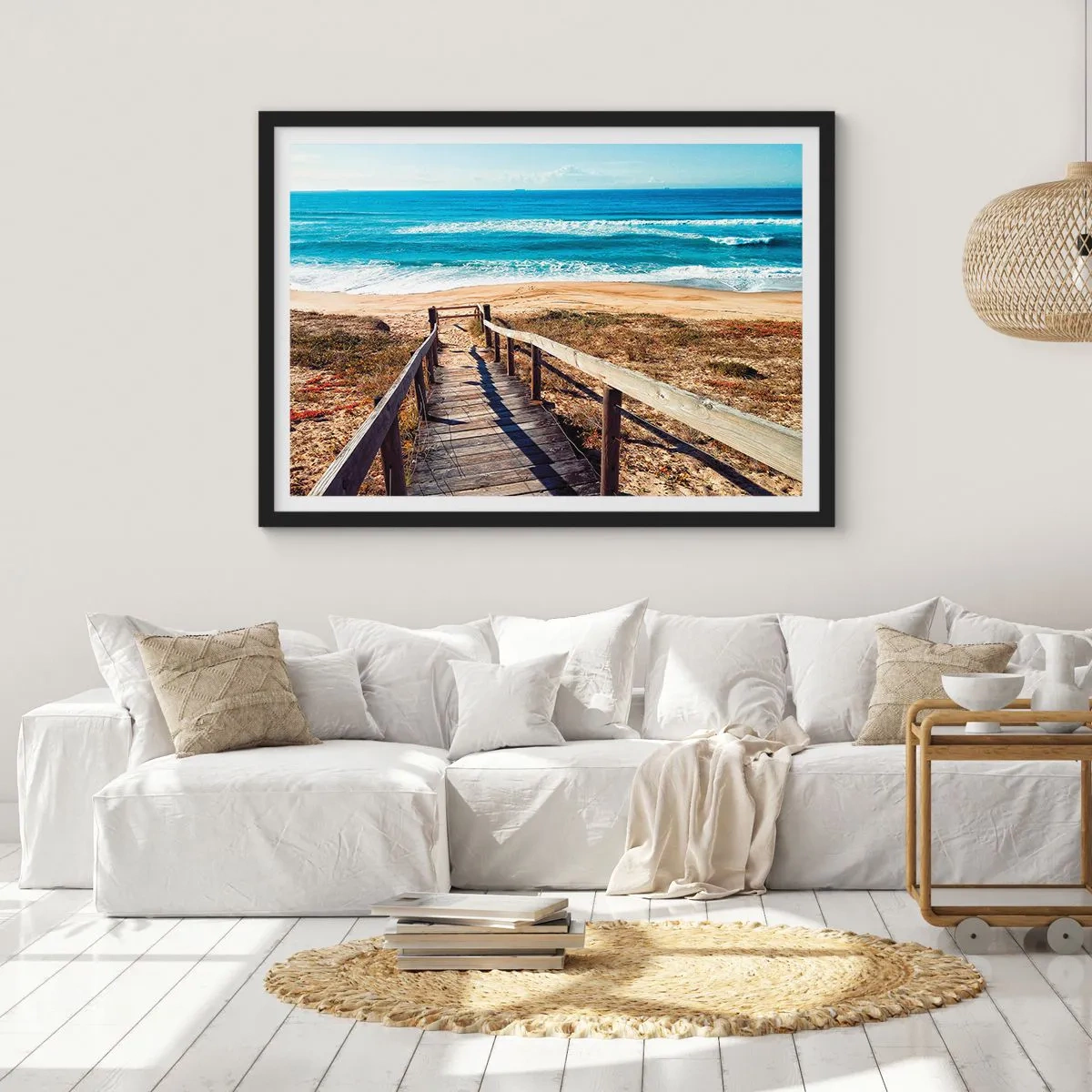 Affisch i svart ram - Spring! - 70x50 cm