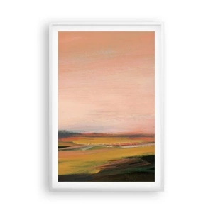 Affisch i vit ram - I rosa - 61x91 cm