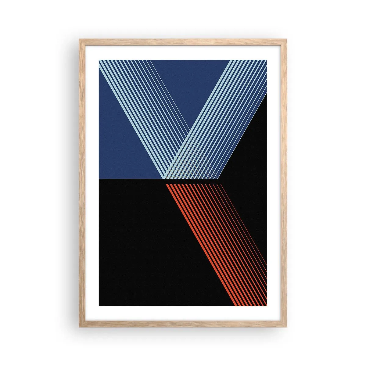 Affisch i ram av ljusek - Enkel historia - 50x70 cm