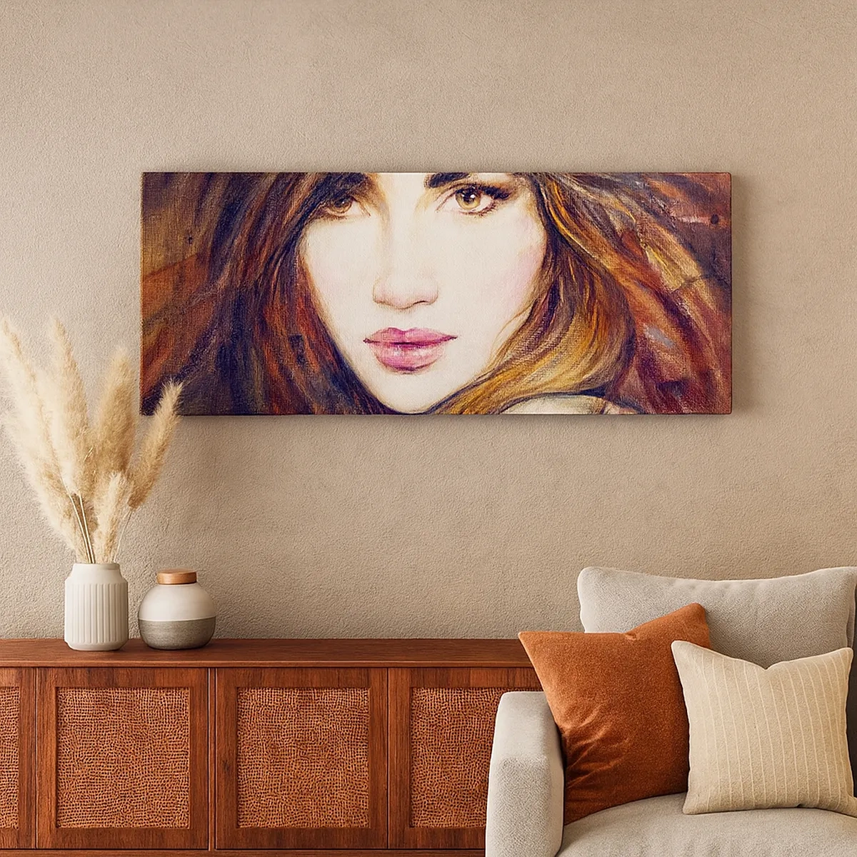 Canvastavla - Bild på duk - Ett öre för dina tankar - 30x30 cm