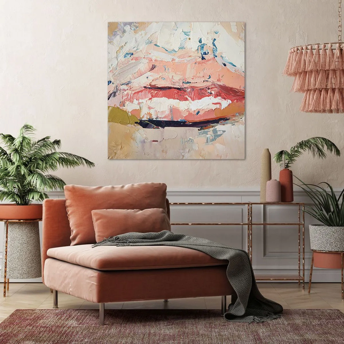 Canvastavla - Bild på duk - Väcker sinnen - 40x40 cm