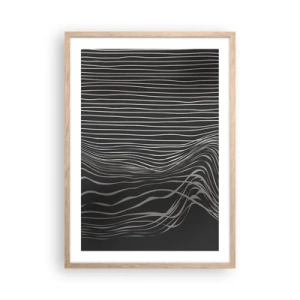 Affisch i ram av ljusek - Rytm och accent - 50x70 cm