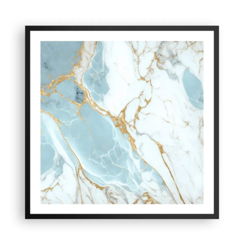 Affisch i svart ram - Stenrikedom - 60x60 cm