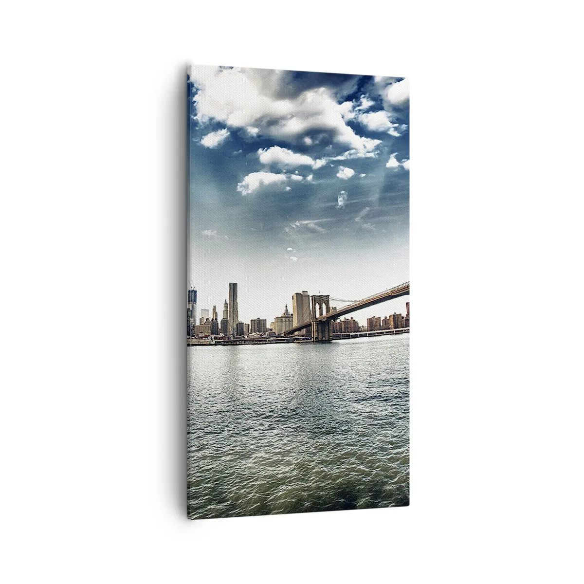 Canvastavla - Bild på duk - Glasö - 55x100 cm