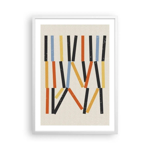 Affisch i vit ram - Horisontell komposition - 50x70 cm