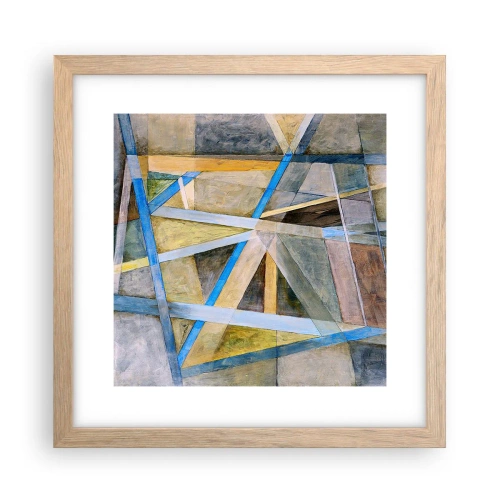 Affisch i ram av ljusek - Rakt fram eller diagonalt? - 30x30 cm