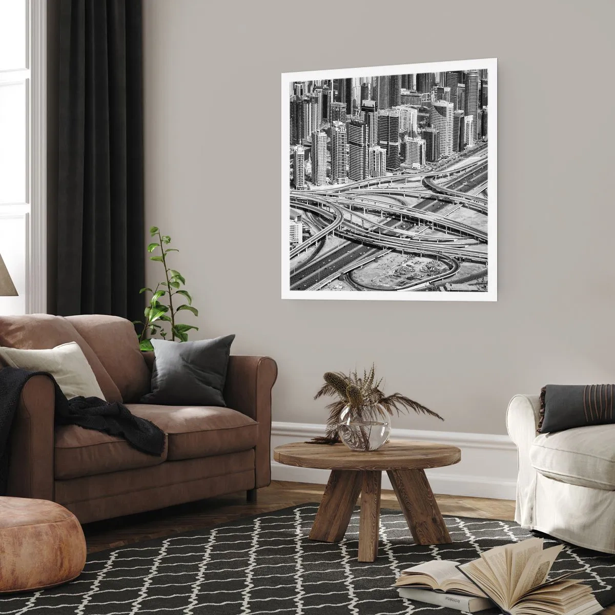 Affisch - Dubai - en omöjlig stad - 60x60 cm