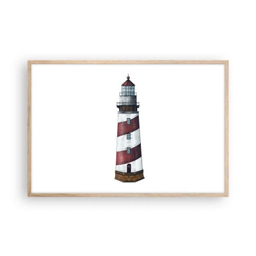 Affisch i ram av ljusek - Alltid på sin vakt - 91x61 cm