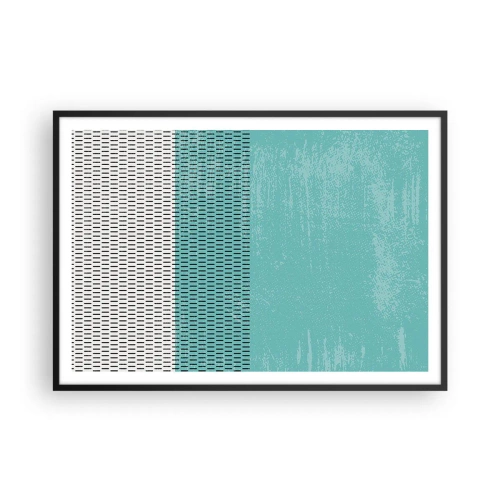 Affisch i svart ram - Balanserad komposition - 100x70 cm