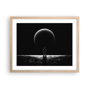 Affisch i ram av ljusek - Ansikte mot ansikte - 50x40 cm