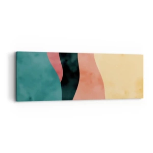Canvastavla - Bild på duk - Enig oenighet - 90x30 cm