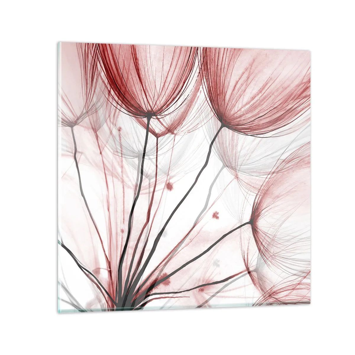 Glastavla - Bild på glas - Före avresan - 30x30 cm