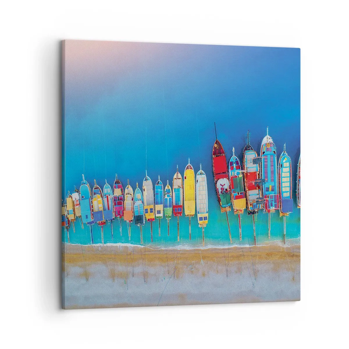 Canvastavla - Bild på duk - Ur fågelperspektivet - 50x50 cm