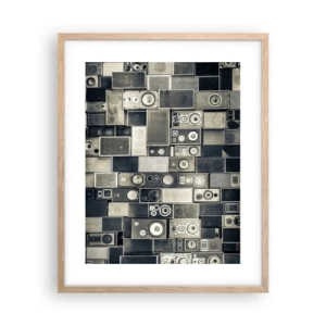 Affisch i ram av ljusek - Allt väl - 40x50 cm