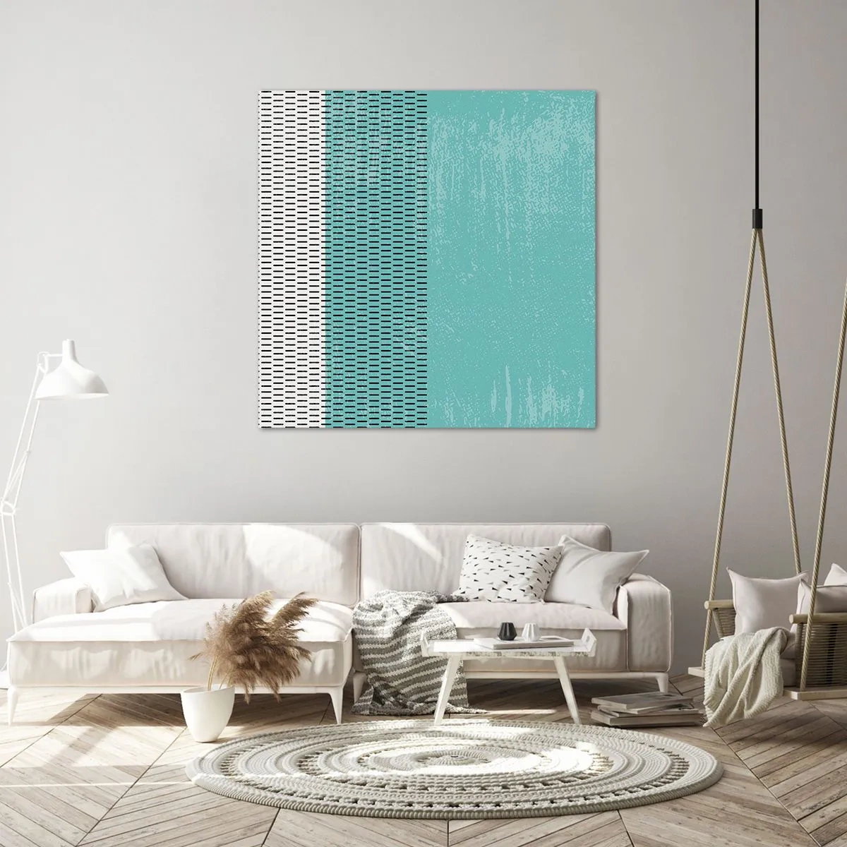 Canvastavla - Bild på duk - Balanserad komposition - 70x70 cm