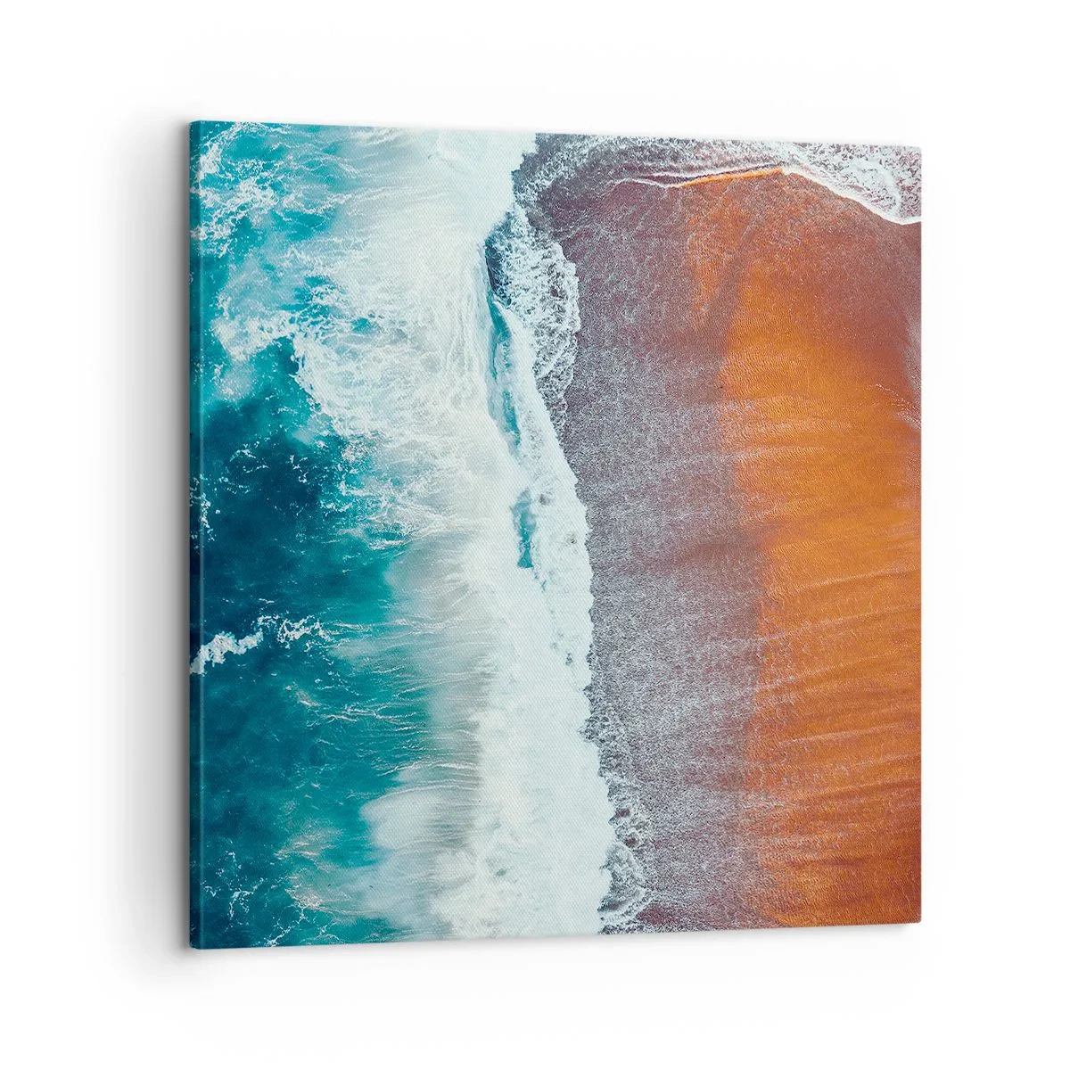 Canvastavla - Bild på duk - En touch av havet - 60x60 cm