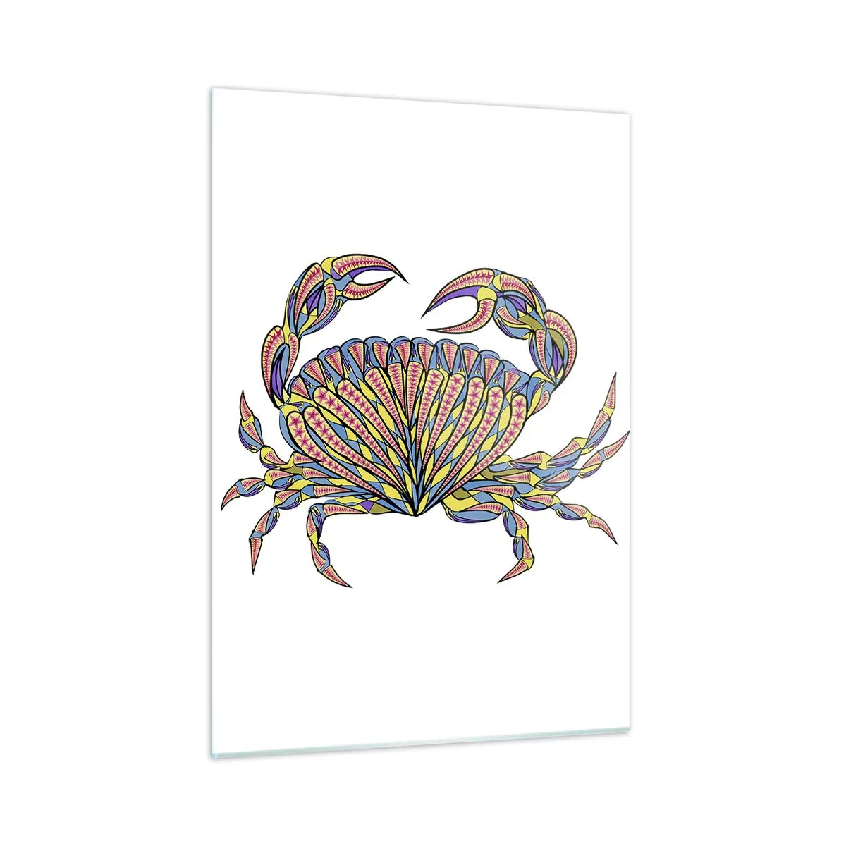 Glastavla - Bild på glas - Havssmycken - 50x70 cm