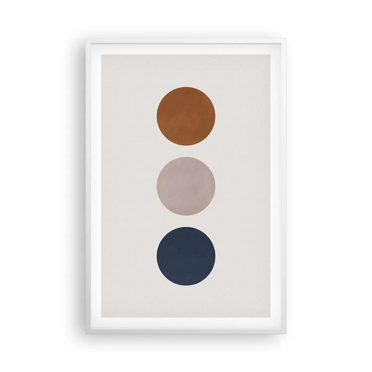 Affisch i vit ram - Perfektionens symbol - 61x91 cm