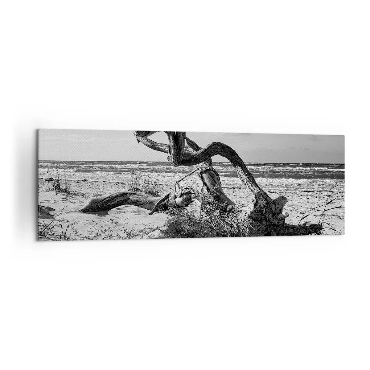Canvastavla - Bild på duk - Havets skulptur - 160x50 cm