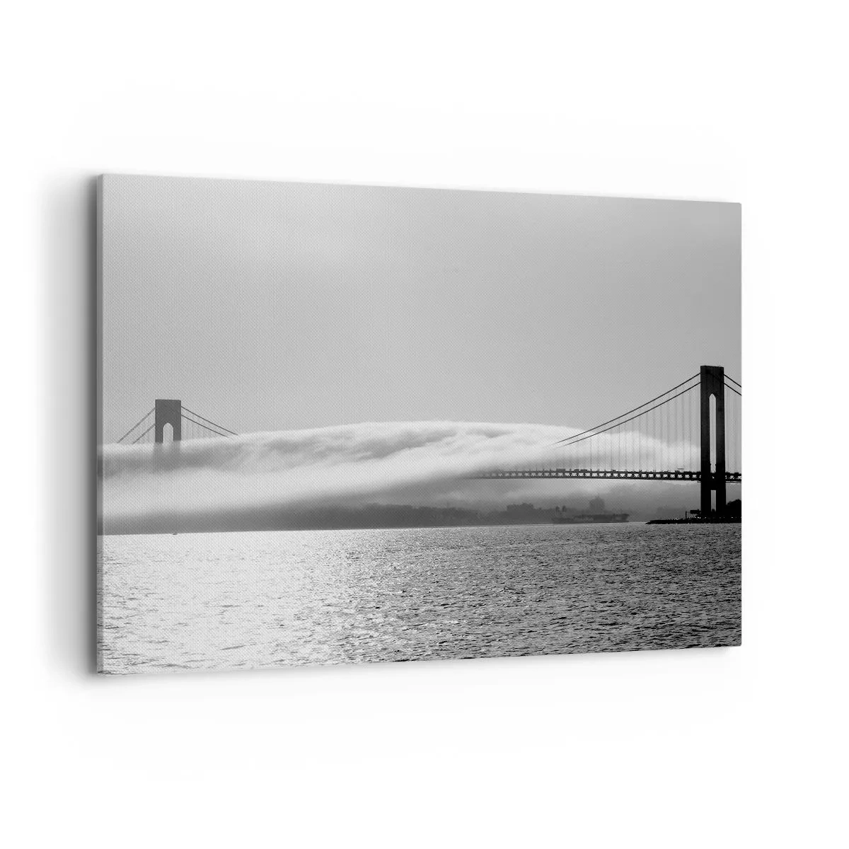 Canvastavla - Bild på duk - Passera Golden Gate - 100x70 cm