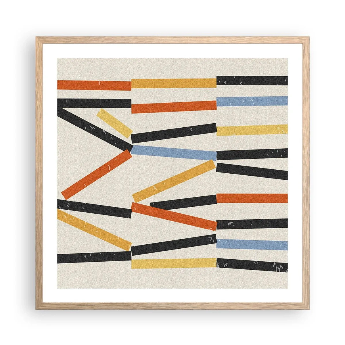 Affisch i ram av ljusek - Horisontell komposition - 60x60 cm